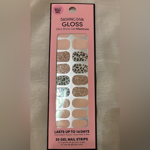 Dashing Diva Cheetah-licious Gel Nail Strips - Picture 2 of 3